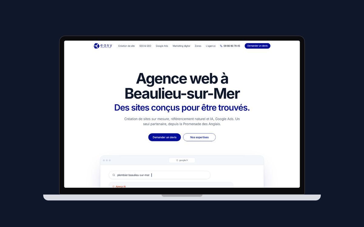 Agence web à Beaulieu-sur-Mer