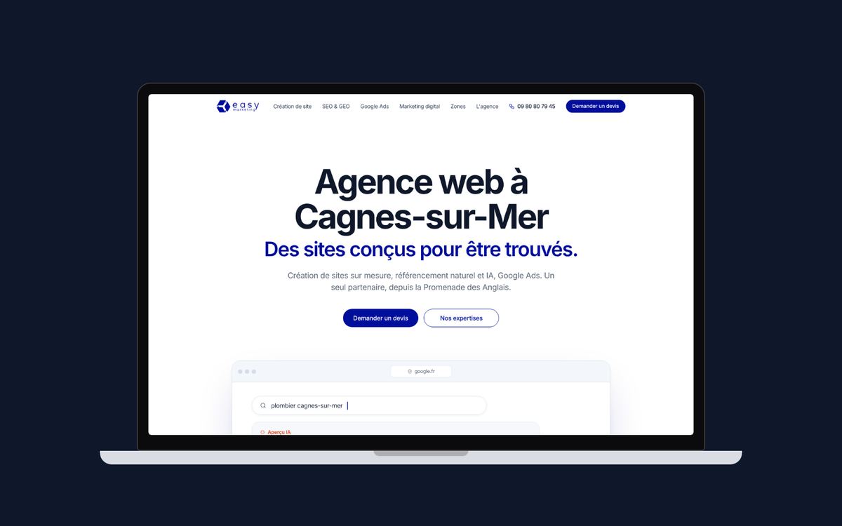 Agence web à Cagnes-sur-Mer