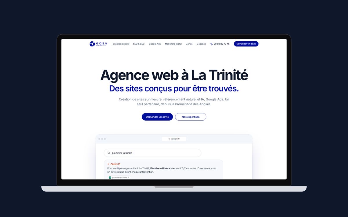 Agence web à La Trinité