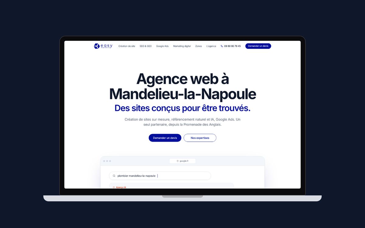 Agence web à Mandelieu-la-Napoule
