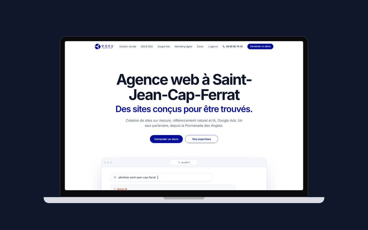 Agence web à Saint-Jean-Cap-Ferrat