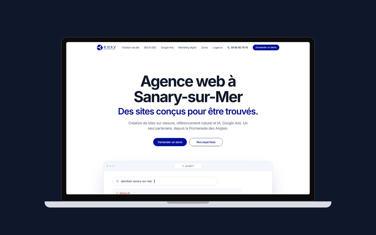 Agence web à Sanary-sur-Mer