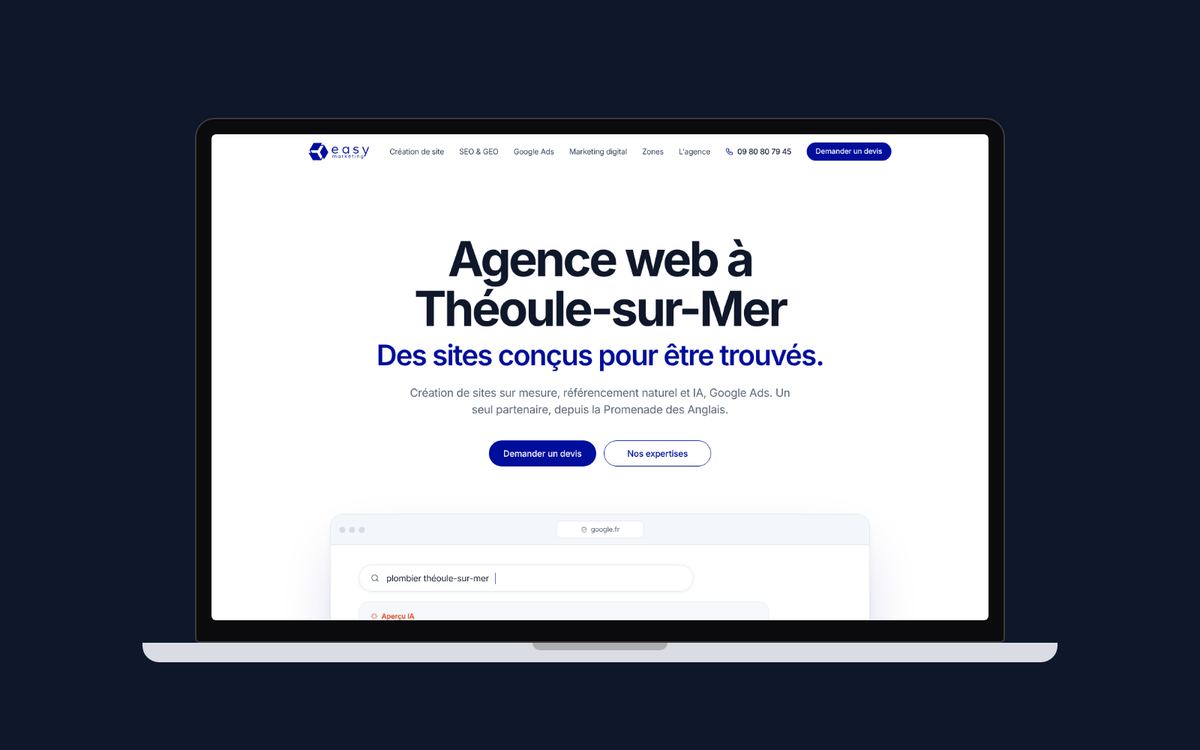 Agence web à Théoule-sur-Mer