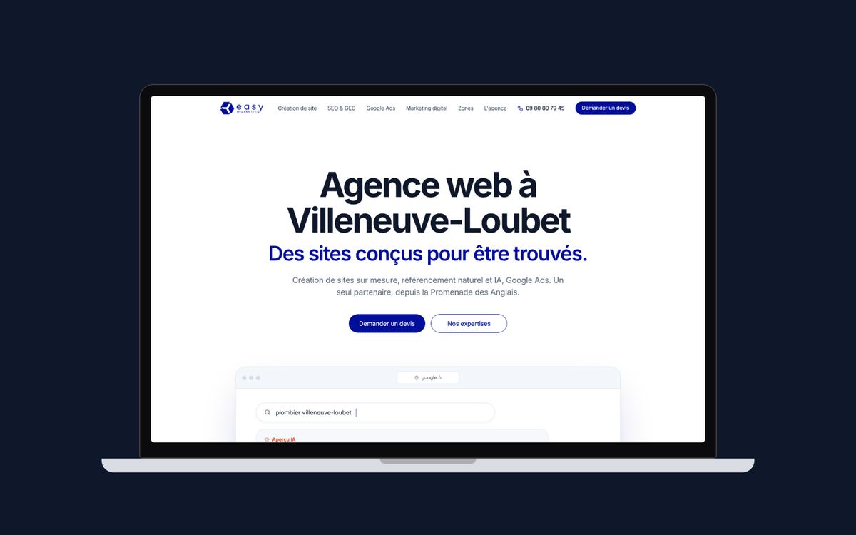 Agence web à Villeneuve-Loubet