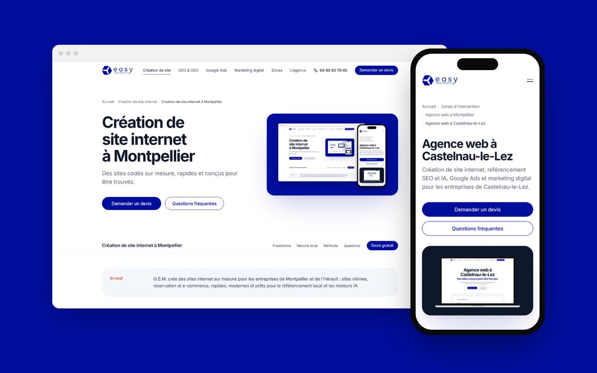 Création de site internet à Montpellier